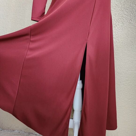 Tanya Taylor Off Shoulder “Wilona” Midi Dress Size 0 $595 Rust Brown valentines - Picture 5 of 12